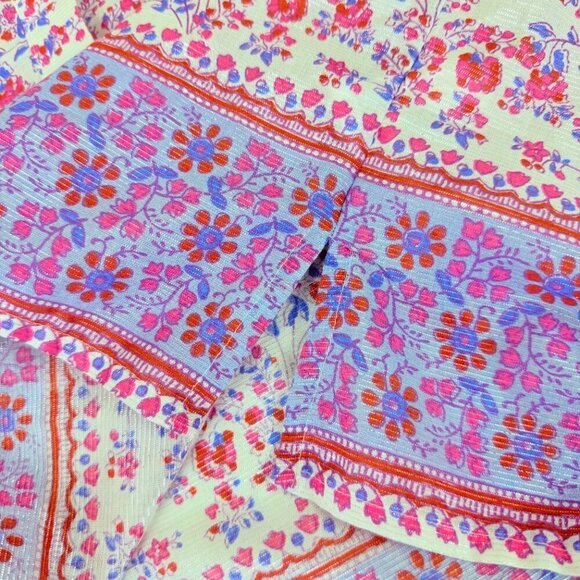 NWOT J.Crew Boho Border Print Cotton Tunic Blouse – Women’s Small - Picture 6 of 11